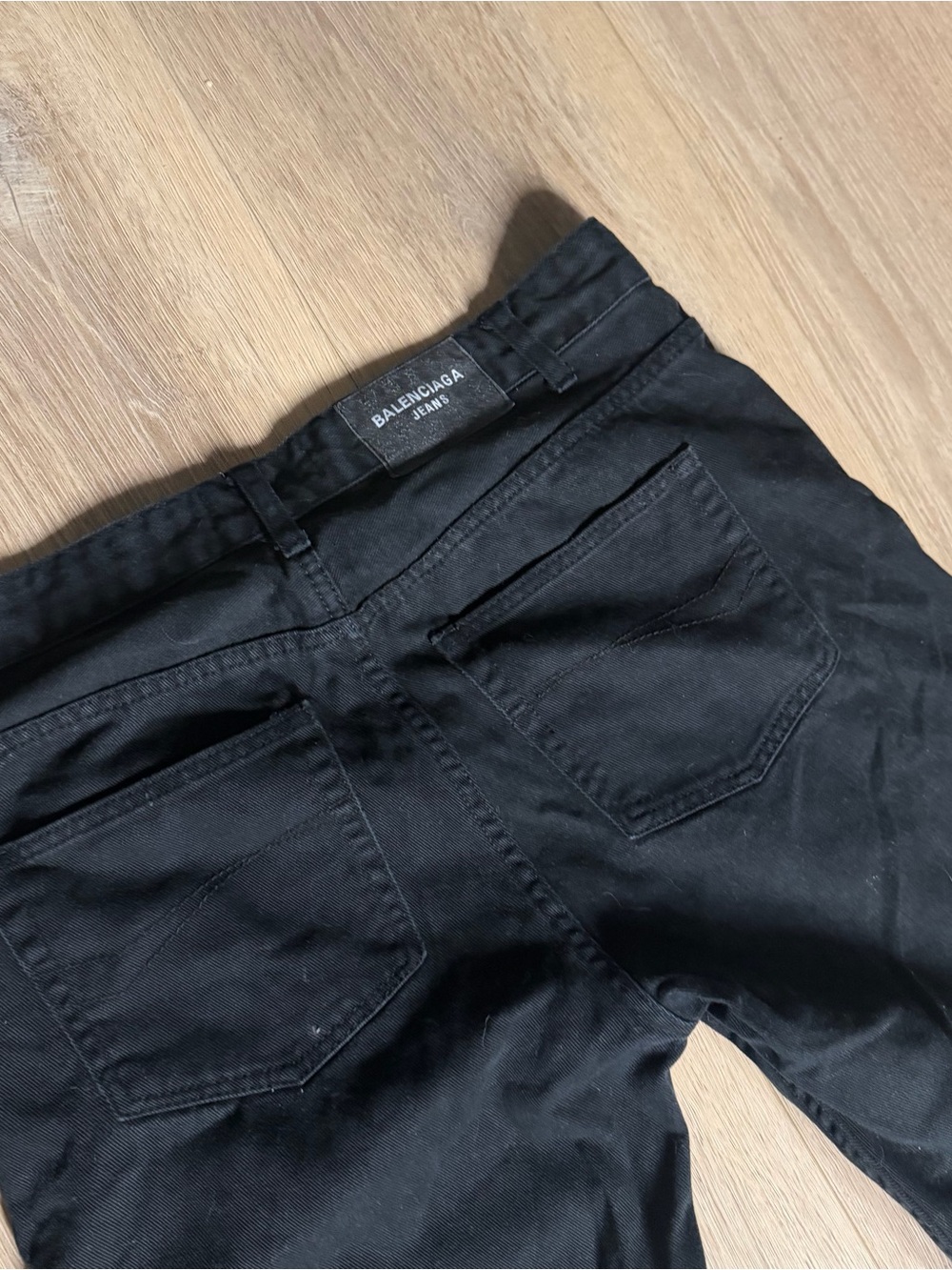 balenciaga black flared pants Fw2020